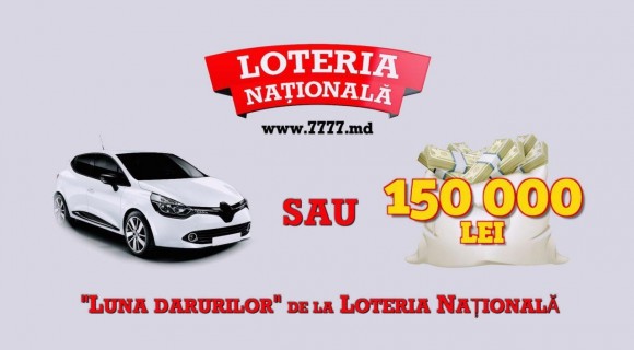 Start ”Lunii Darurilor” Loteriei Naționale: 30 de premii – mașini sau sume de 150 de mii de lei