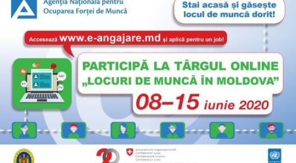 Cei care au rămas fără serviciu, din cauza pandemiei, pot găsi oferte de muncă la Târgul online ”Locuri de muncă în Moldova”