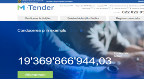 Platforma digitală de achiziții publice MTender va fi actualizată